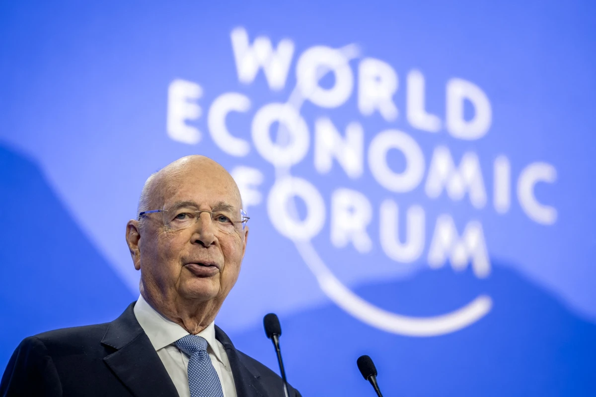 With Klaus Schwab stepping down after more than five decades, the World Economic Forum stands at a historic impasse (File/AFP)