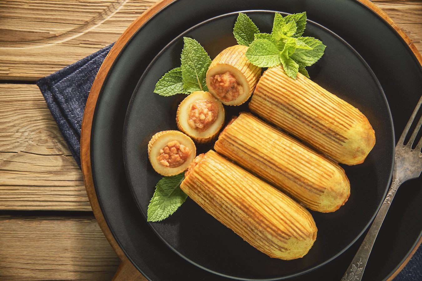 Stuffed zucchini