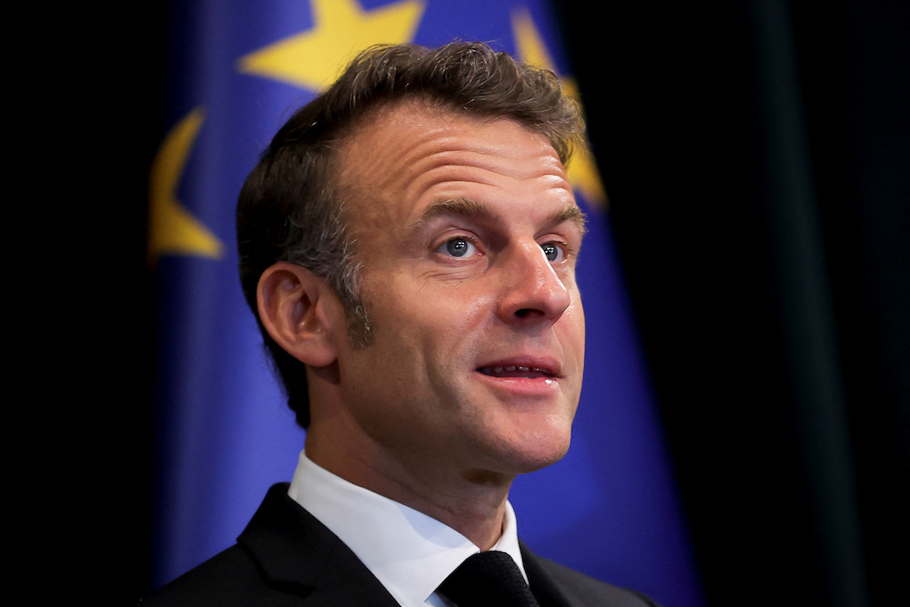 Macron’s main domestic political goal is to prevent French right-wing, populist National Rally from winning presidency. Reuters