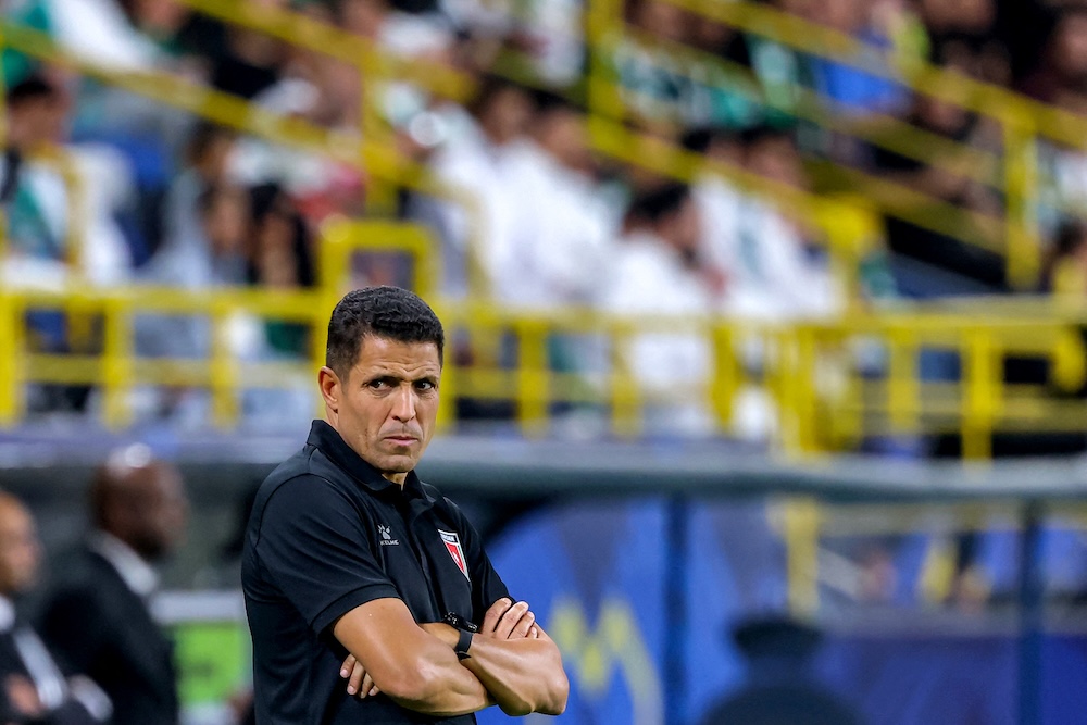 Hussein Ammouta earned plaudits by leading Jordan to the 2023 Asian Cup final. (AFP file photo)