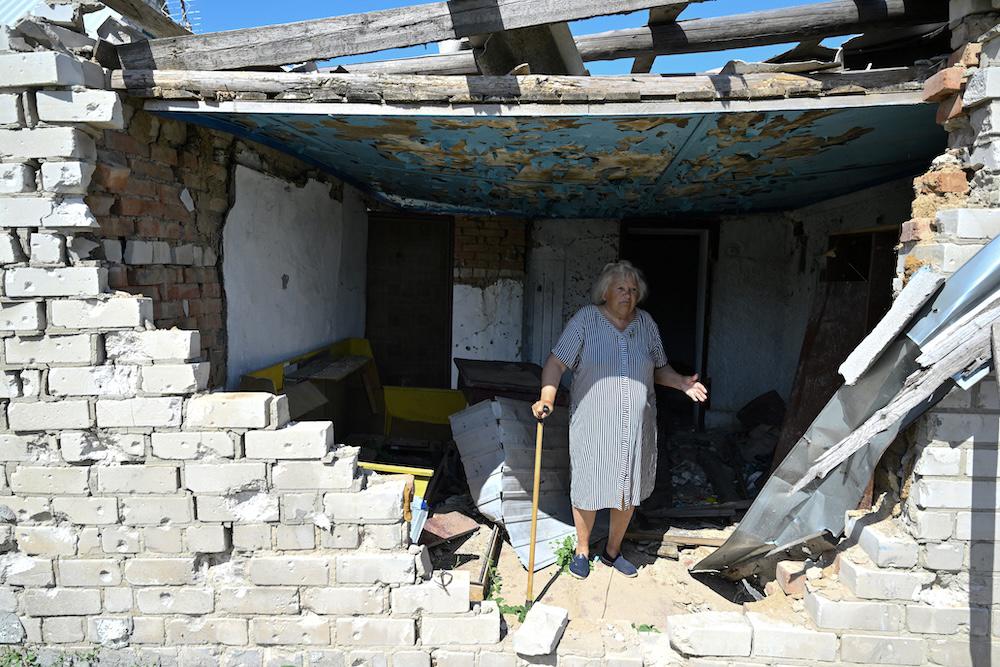 A Ukrainian drone attack left at least seven people dead in the partially-occupied Ukrainian region of Kherson on Thursday. (AFP file photo)