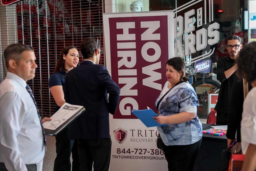 Job creation was still well above the market consensus of 130,000. (Getty Images/AFP)