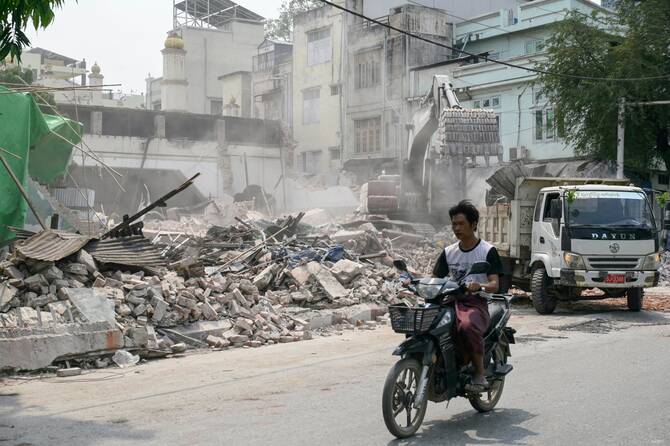 The quake has shifted the ground, but its ultimate impact on Myanmar’s civil war remains uncertain (AFP/File Photo)