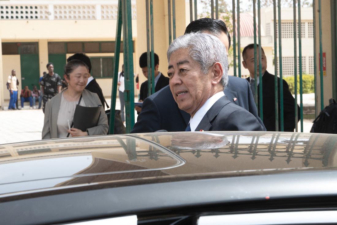 Japan's foreign minister Takeshi Iwaya. (File/AFP)
