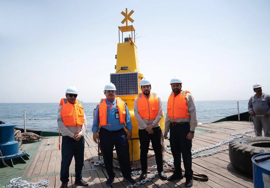 The full network of 35 buoys will be operational by the end of 2025. (SPA)