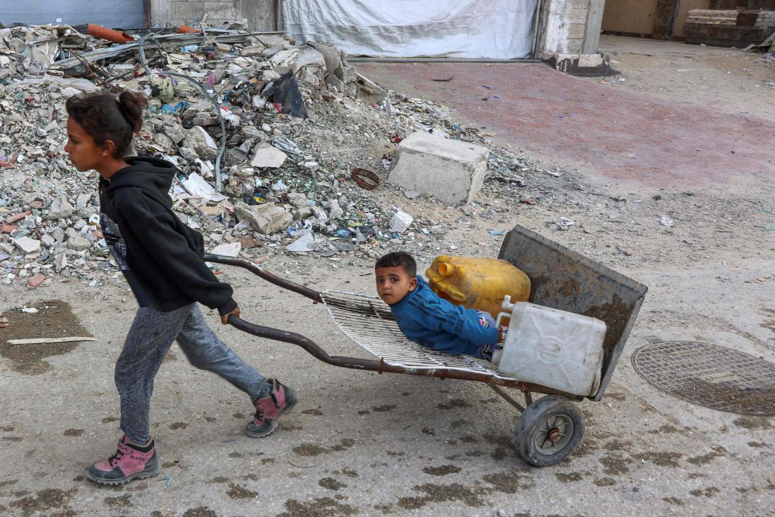 The humanitarian crisis in the besieged Gaza Strip has worsened significantly since Israel blocked all aid from entering the territory on March 2, days before resuming its military campaign following the collapse of a ceasefire. (AFP)