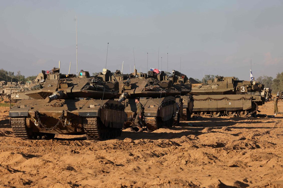 France’s foreign minister said on Tuesday that Paris “very strongly” condemns Israel’s new military campaign in the Gaza Strip.(AFP)