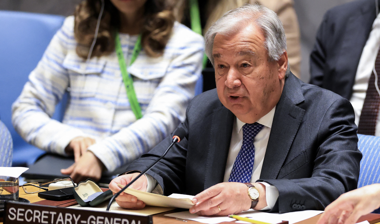 UN Secretary-General Antonio Guterres. (AFP)