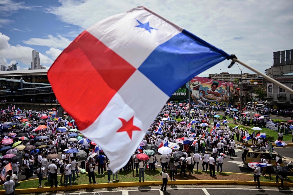 The recent deal has sparked protests from Panamanians. (AFP)