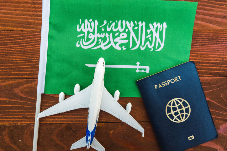 Saudi Arabia is targeting handling 330 million passengers annually by 2030. Getty