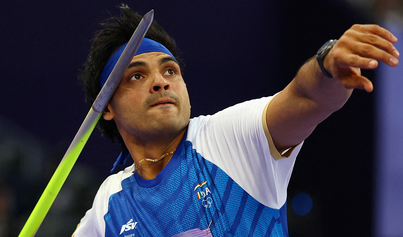 This file photo shows Neeraj Chopra of India in action at the Paris 2024 Olympics. (REUTERS/File)