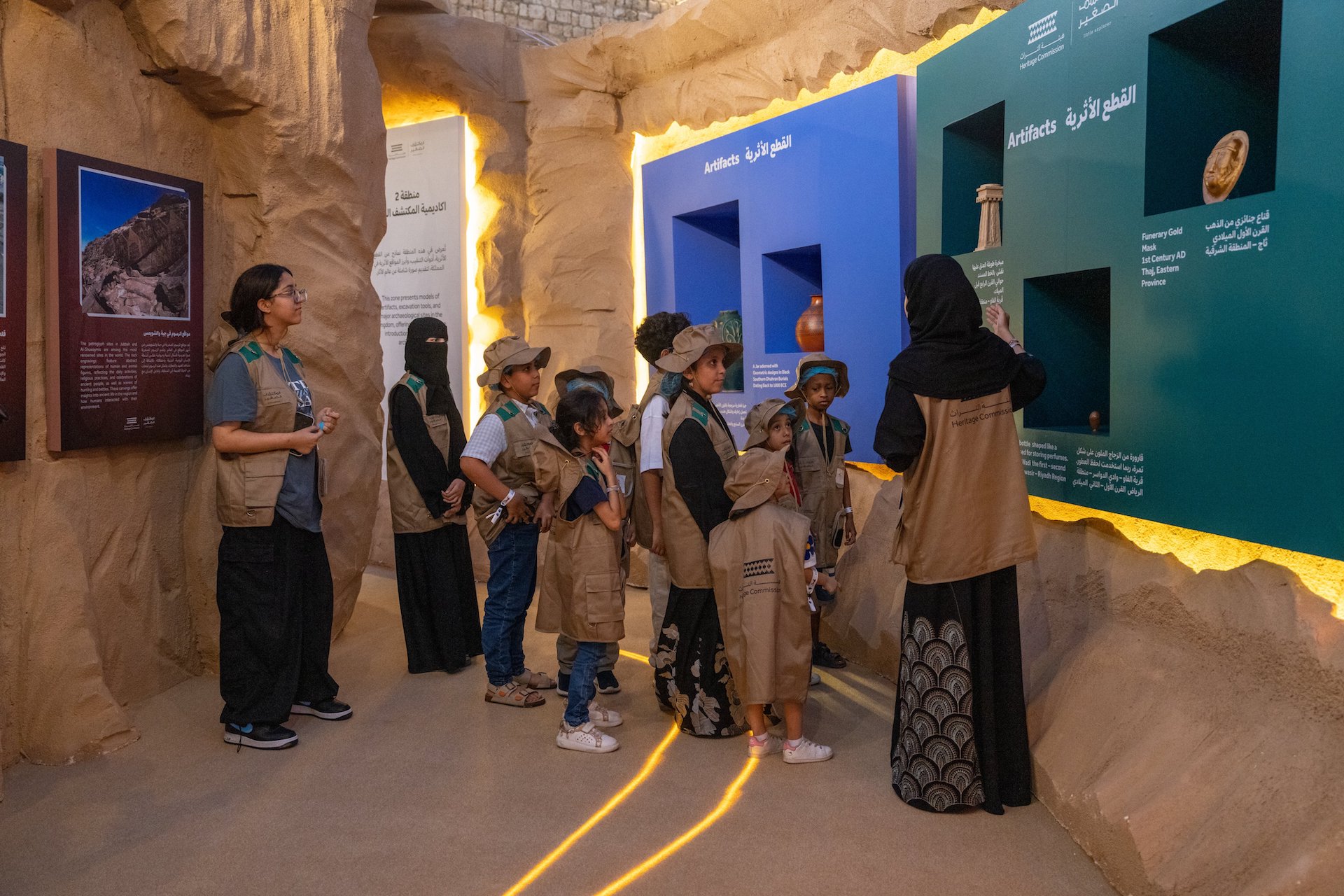 Blending entertainment with education, the event sought to foster a generation that values antiquities and their role in strengthening national identity. (SPA)