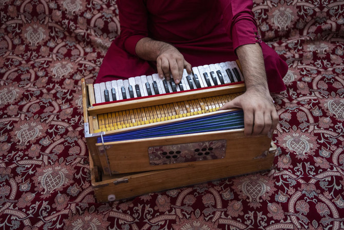 Taliban authorities have arrested 14 people in northern Afghanistan for playing musical instruments and singing, activities they restricted since taking power, provincial police said on Saturday. (AP/File)