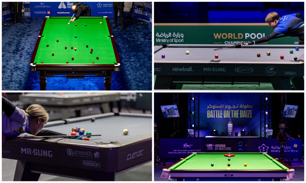 Saudi Arabia’s sporting calendar continues to expand with the announcement that Jeddah will host two major cue sports events in July and August 2025, the World Pool Championship and the Snooker Masters. (Supplied)