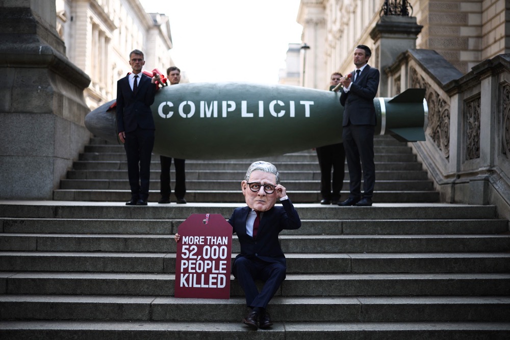The lawyers said the UK government had decided in December 2023 and April and May 2024 to continue arms sales to Israel. (AFP)