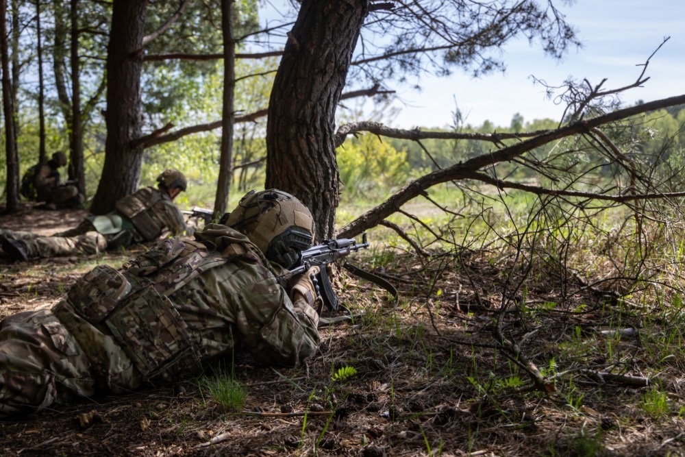 Ukraine’s military said on Monday that fighting along parts of the frontline in the country’s east was at the same intensity it would be if there were no ceasefire. (AFP)