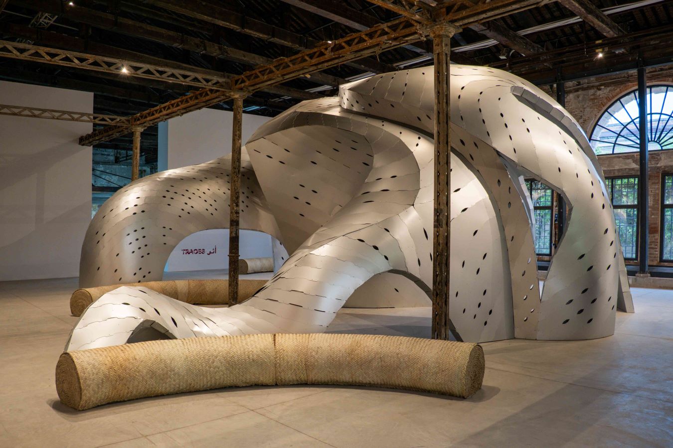 The Sultanate of Oman has marked its debut at the 19th International Architecture Exhibition of La Biennale di Venezia with a thought-provoking pavilion titled “Traces,” curated by Omani architect Majeda Alhinai. (Supplied)