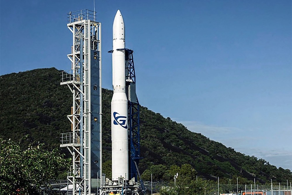 The rocket design is for a capacity of 100-200 kilogrammes , with further upgrades being developed.. (AFP)