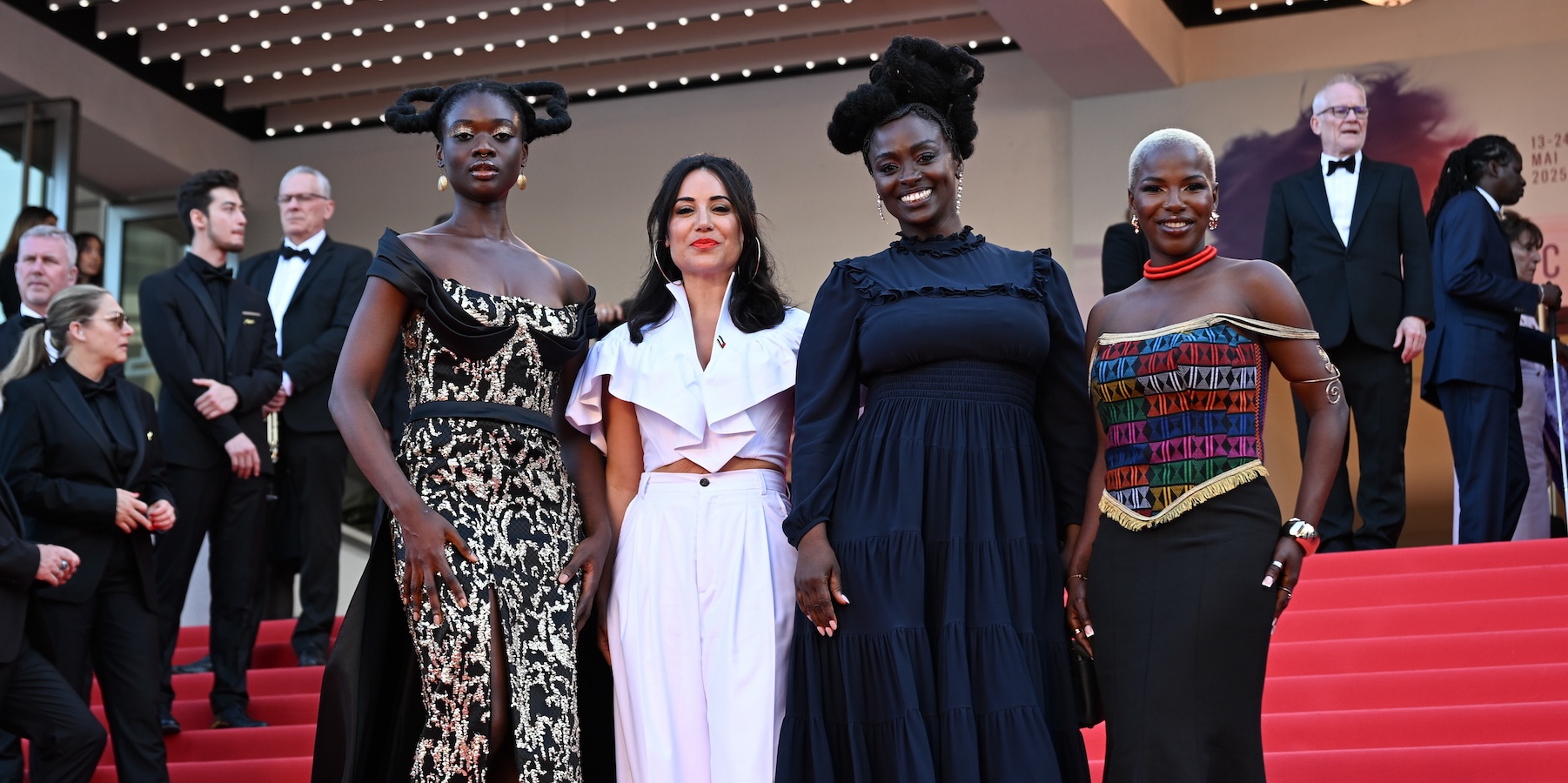 Laetitia Ky, Erige Sehiri, Aïssa Maïga and Deborah Christelle Lobe Naney. (Getty Images)