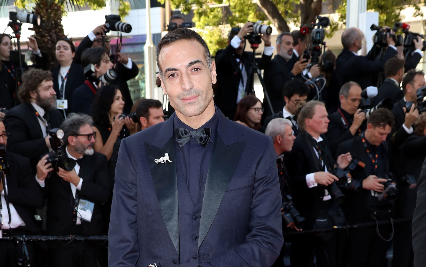 Mohammed Al-Turki wore a midnight blue Berluti ensemble for the occasion. (Supplied)