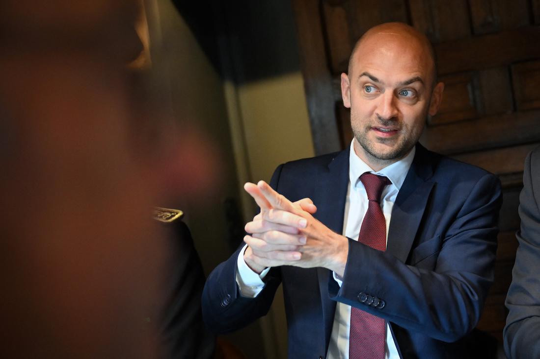 France's Minister for Europe and Foreign Affairs, Jean-Noel Barrot. (File/AFP)