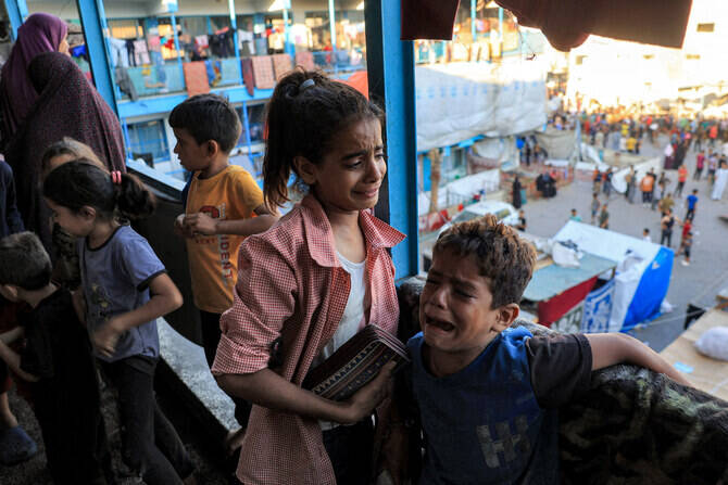 The Trump administration is working on a plan to permanently relocate as much as one million Palestinians from the Gaza Strip to Libya, NBC News reported on Friday, citing five people with knowledge of the matter. (AFP/File)