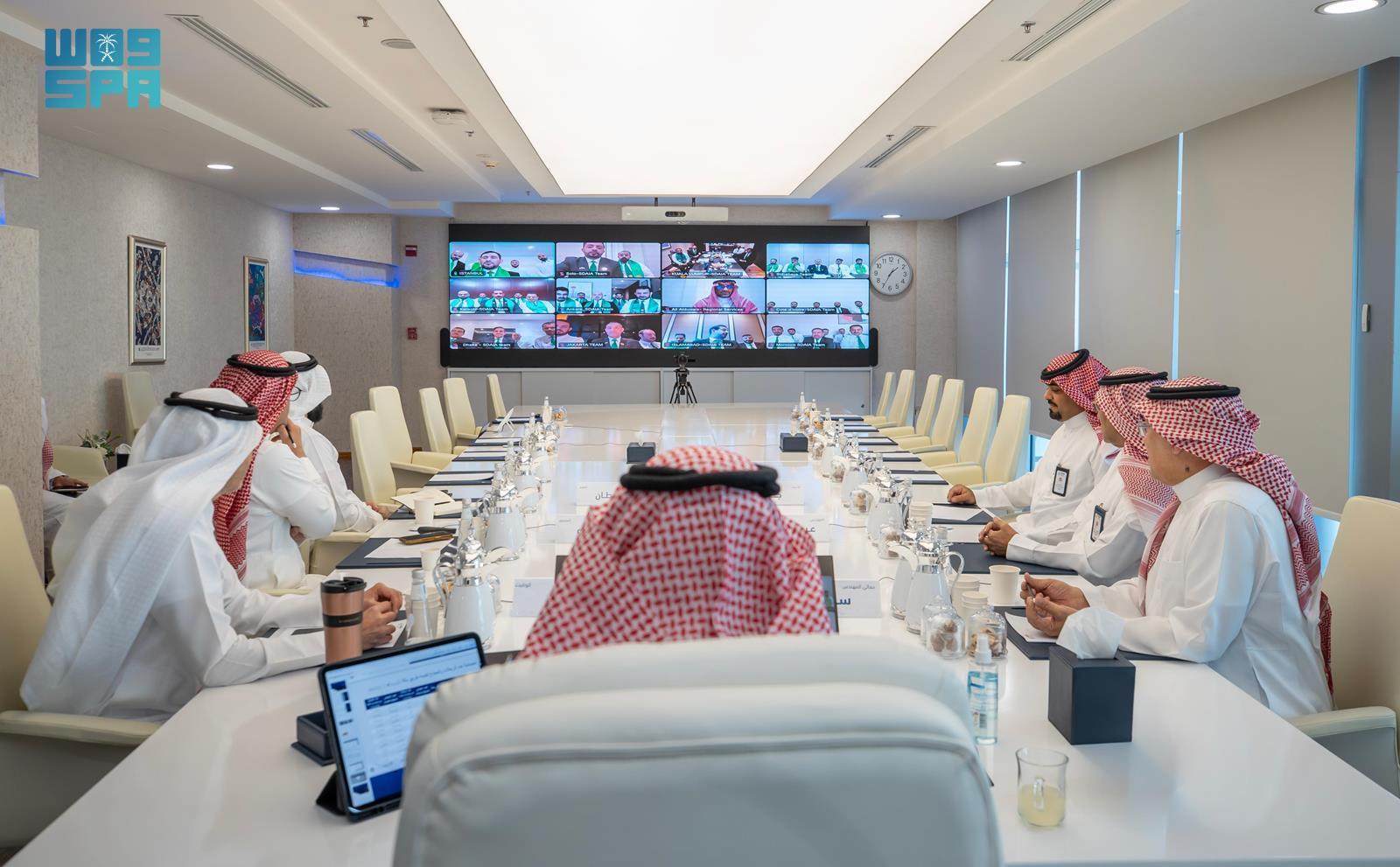 Al-Ghamdi assessed the readiness of technical personnel and the integration of services to facilitate pilgrims’ travel to the Kingdom for Hajj. (SPA)