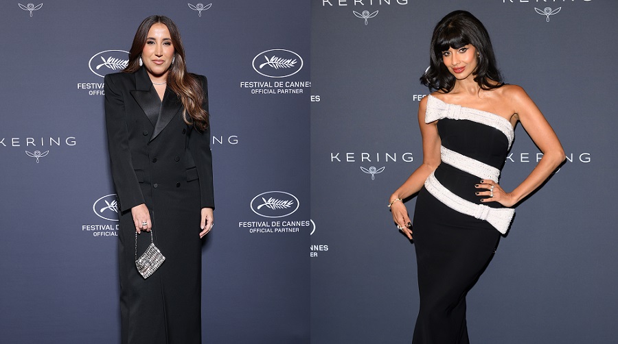 Chairwoman of Saudi Arabia’s Red Sea Film Foundation Jomana Al-Rashid and British actress Jameela Jamil attended the event. (Getty Images)