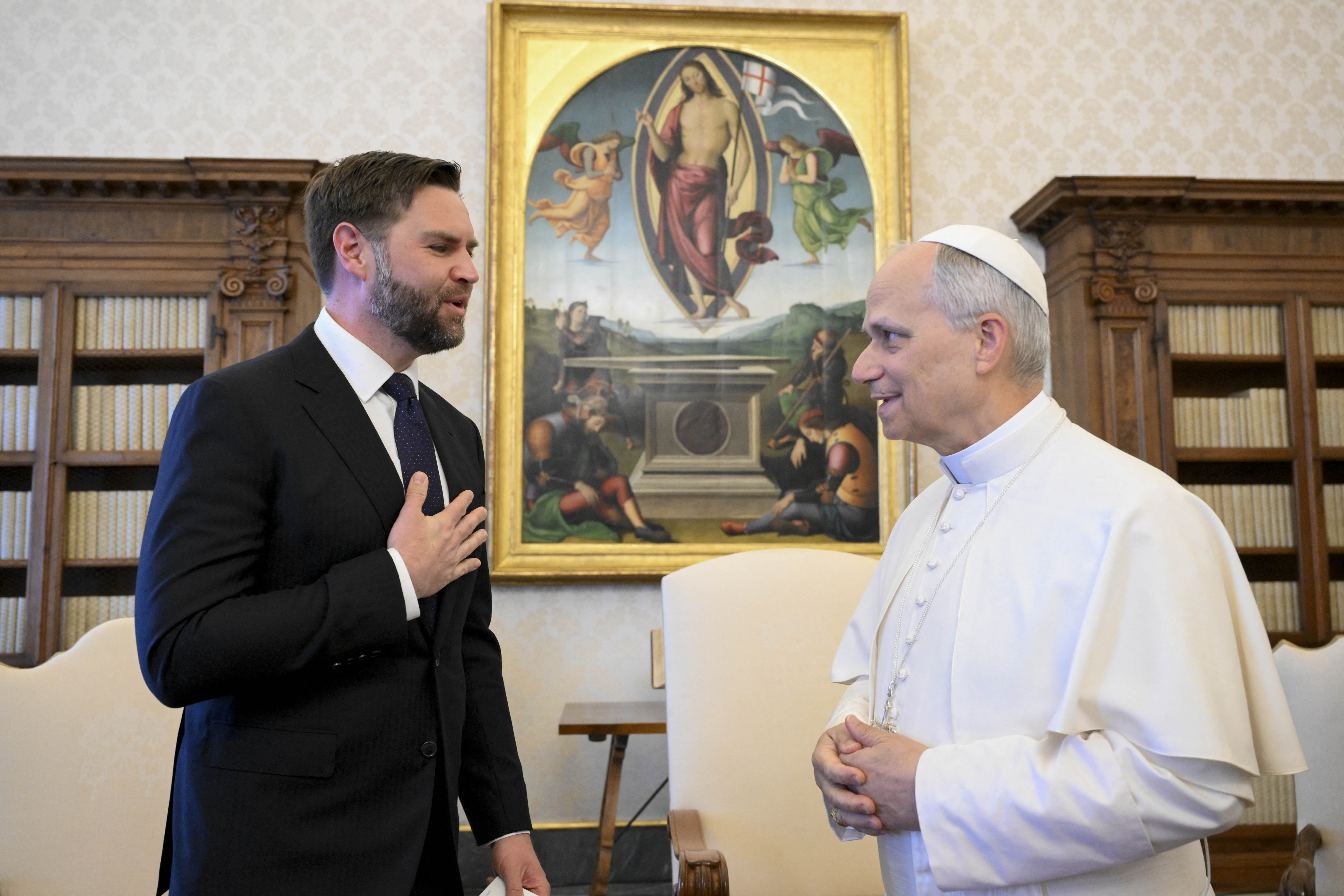 Arab News | Pope Leo XIV and JD Vance meet ahead of US-led diplomatic ...