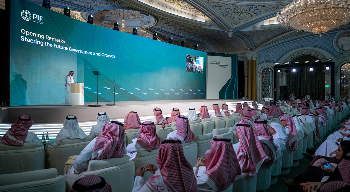 The Directors’ Gathering, launched in 2023, is a key pillar of PIF’s corporate excellence agenda. X/@PIF_en