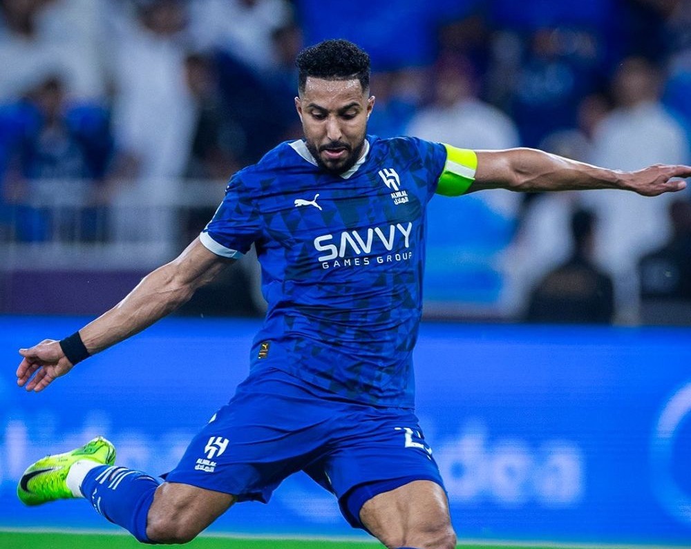 Al-Hilal’s Salem Al-Dawsari is one of five nominees for Best Saudi Player. (X/@Alhilal_EN)