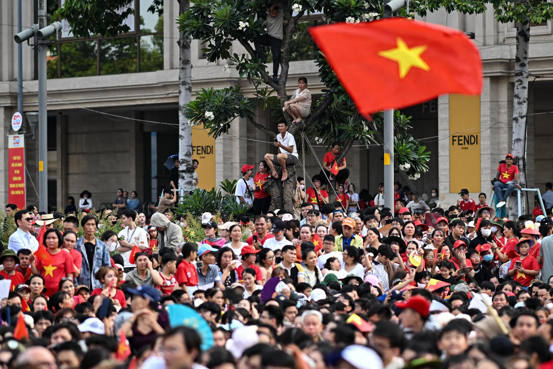 Vietnam, which is a significant regional manufacturing base for many Western companies, recorded a trade surplus of over $123 billion with the US in 2024. (AFP)