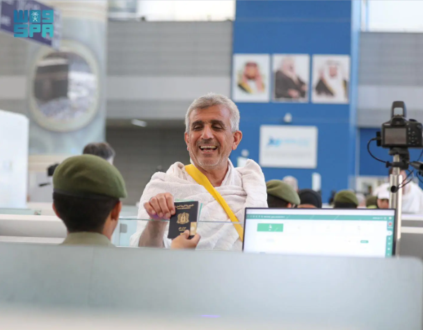 The first flights of pilgrims from the Syrian Arab Republic for 2025 Hajj season arrive at King Abdulaziz International Airport.