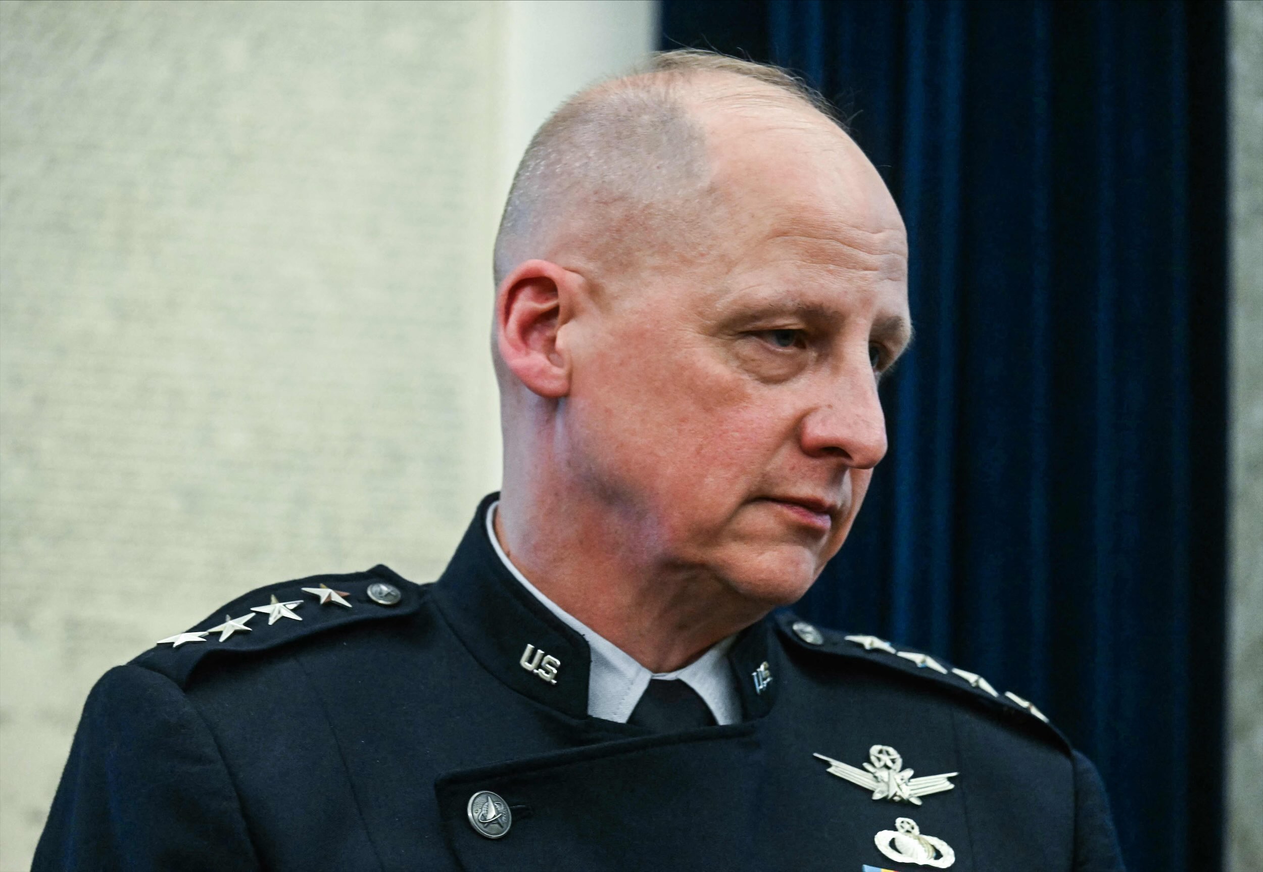 General Michael Guetlein, Space Force Vice Chief of Space Operations and overseeing the development of the Golden Dome missle system. (AFP)
