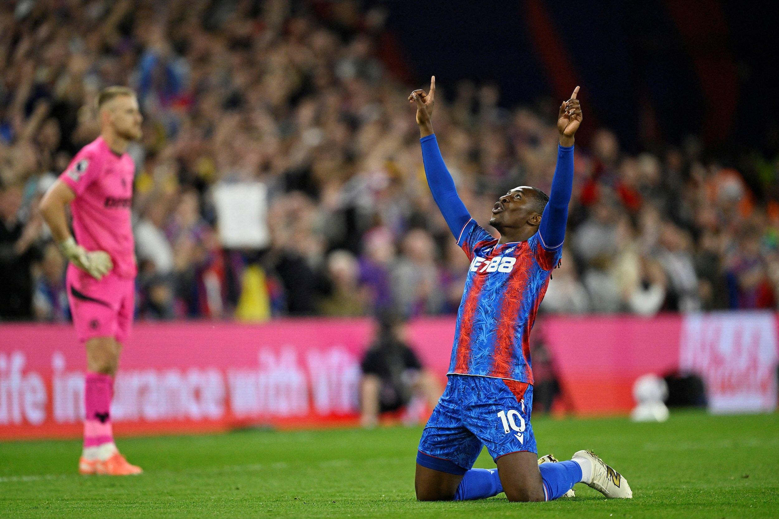 Cup final goal hero Eberechi Eze put the icing on the cake with a clinical angled finish after a jinking run. (Reuters)