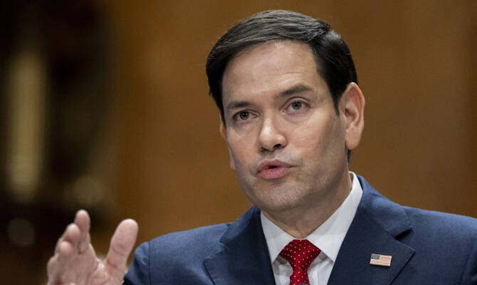 US Secretary of State Marco Rubio on Wednesday steered clear of calling Russian President Vladimir Putin a "war criminal," saying the priority was negotiations to end the Ukraine conflict. (AP/File)