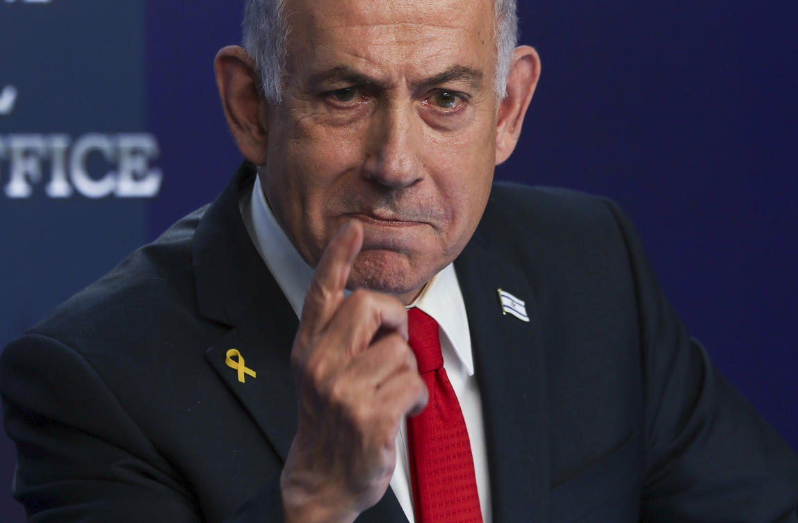 International Criminal Court prosecutors have urged judges to reject a request by Israel to scrap arrest warrants for Prime Minister Benjamin Netanyahu and his former defense minister. (AP)
