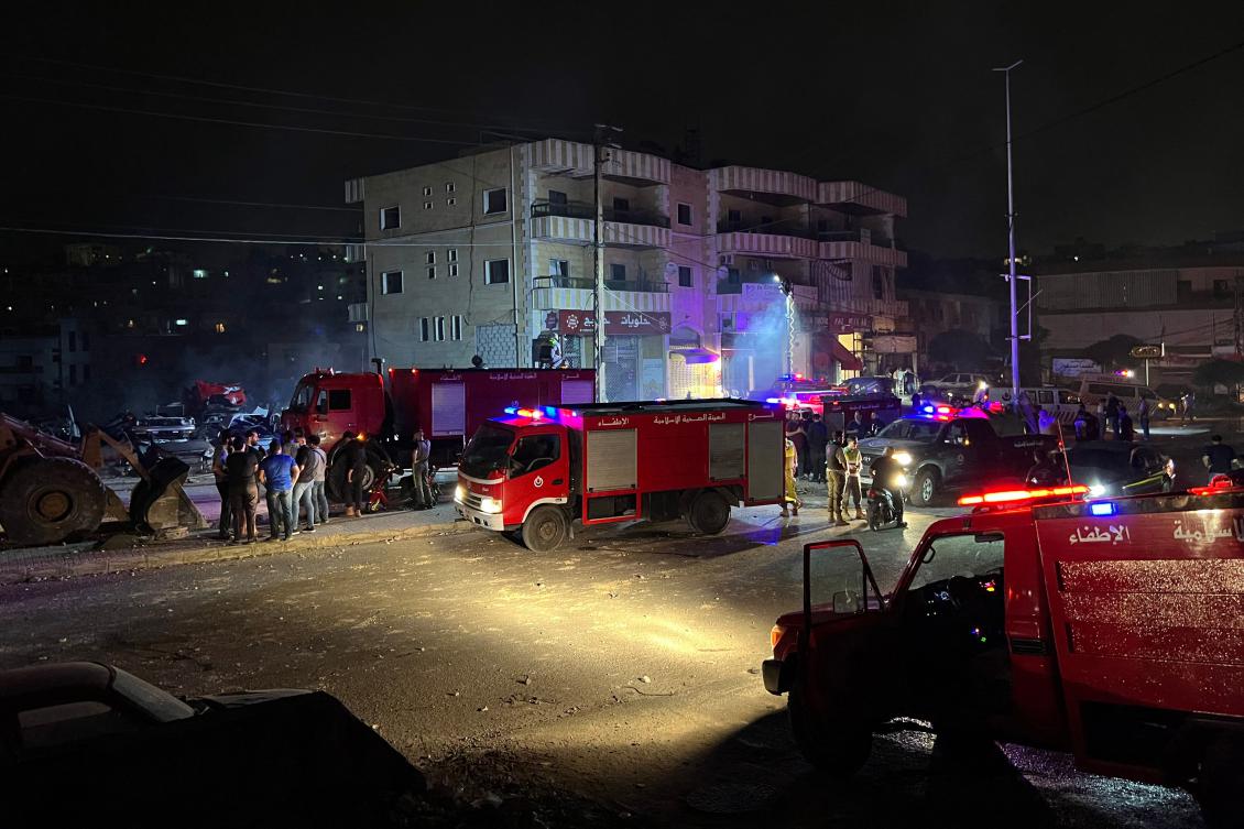 Iran-backed Lebanese militant group aims to maintain political sway after pounding in war with Israel. (AFP)
