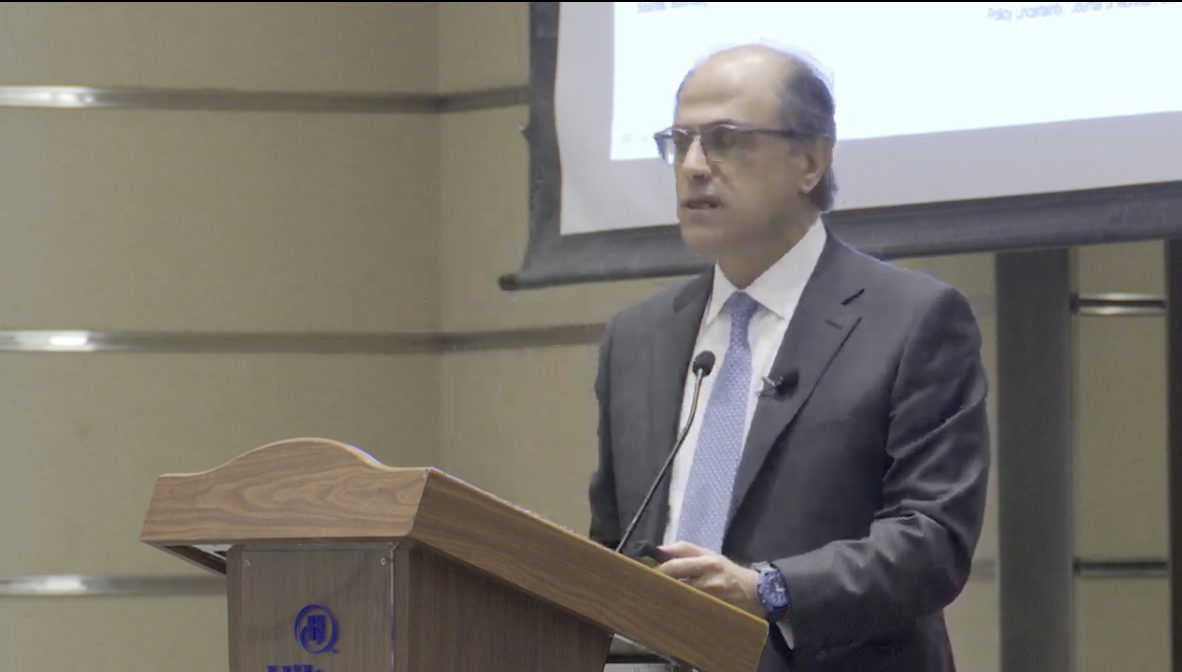 Speaking at an event on Global and Regional Economic Developments and Outlook in Riyadh, Jihad Azour, director of the IMF’s Middle East and Central Asia Department, identified Lebanon, Syria, the West Bank, and Gaza as among the most affected. Screenshot