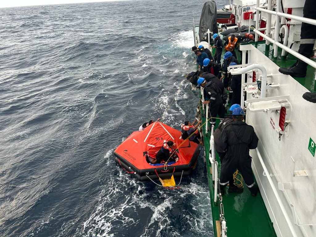 Kerala on alert as toxic cargo ship sinks in Arabian Sea
