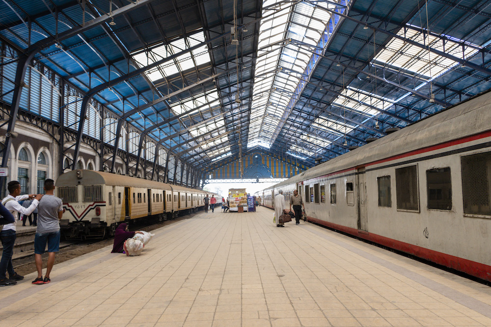 Egypt has been expanding its railways along seven separate axes. Wikimedia Commons