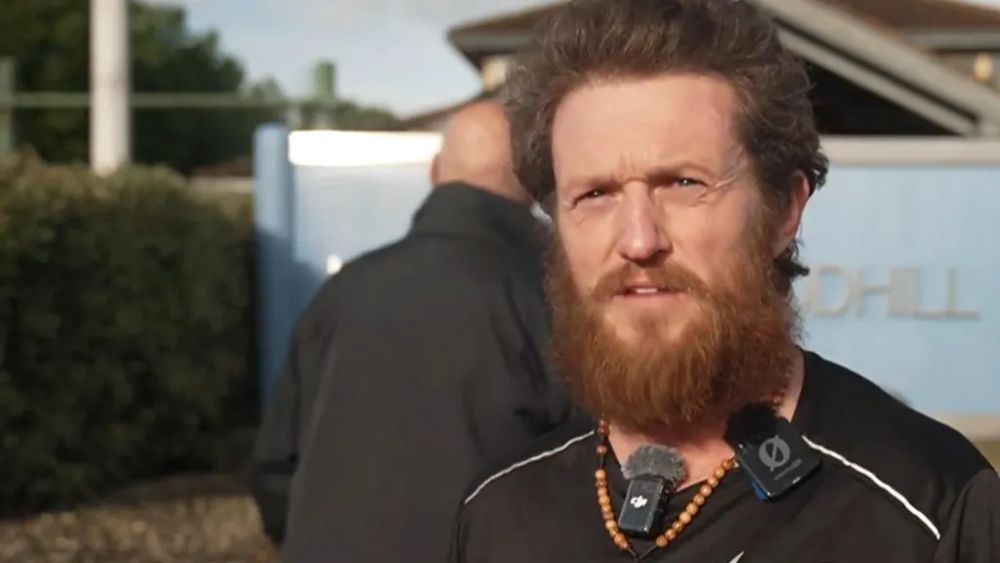 Tommy Robinson was released from prison after his sentence was reduced by four months. (Screengrab/X)