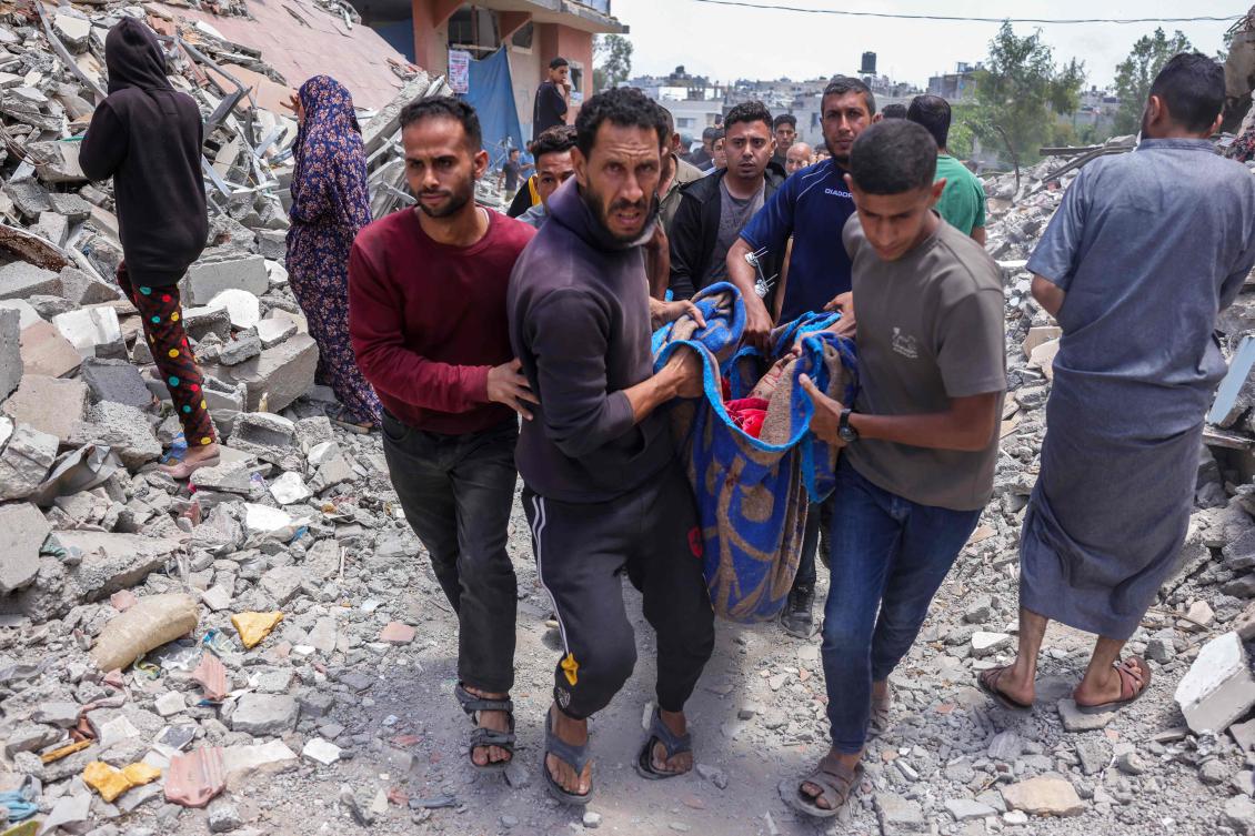 Israel has stepped up its offensive in Gaza this month, aiming for ‘the defeat of Hamas’, and at least 3,822 people had been killed in the territory since it ended a ceasefire on March 18. (AFP)