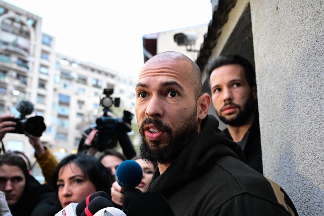 Andrew Tate and his brother Tristan have been charged in the UK with several counts of rape, assault and trafficking. (AFP/File)