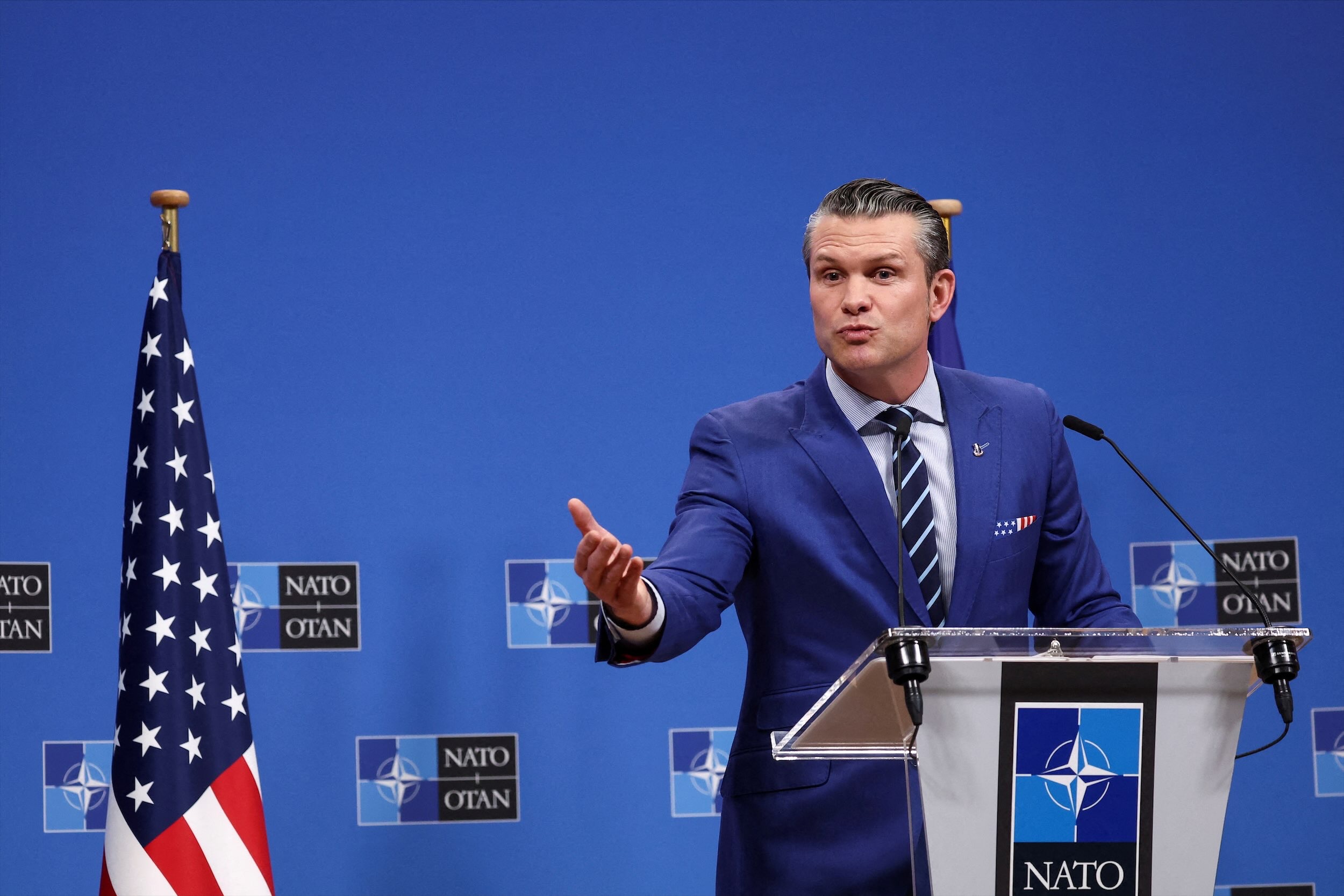 Hegseth, a former Fox News host, was only narrowly confirmed as defense secretary in January. (Reuters/File)