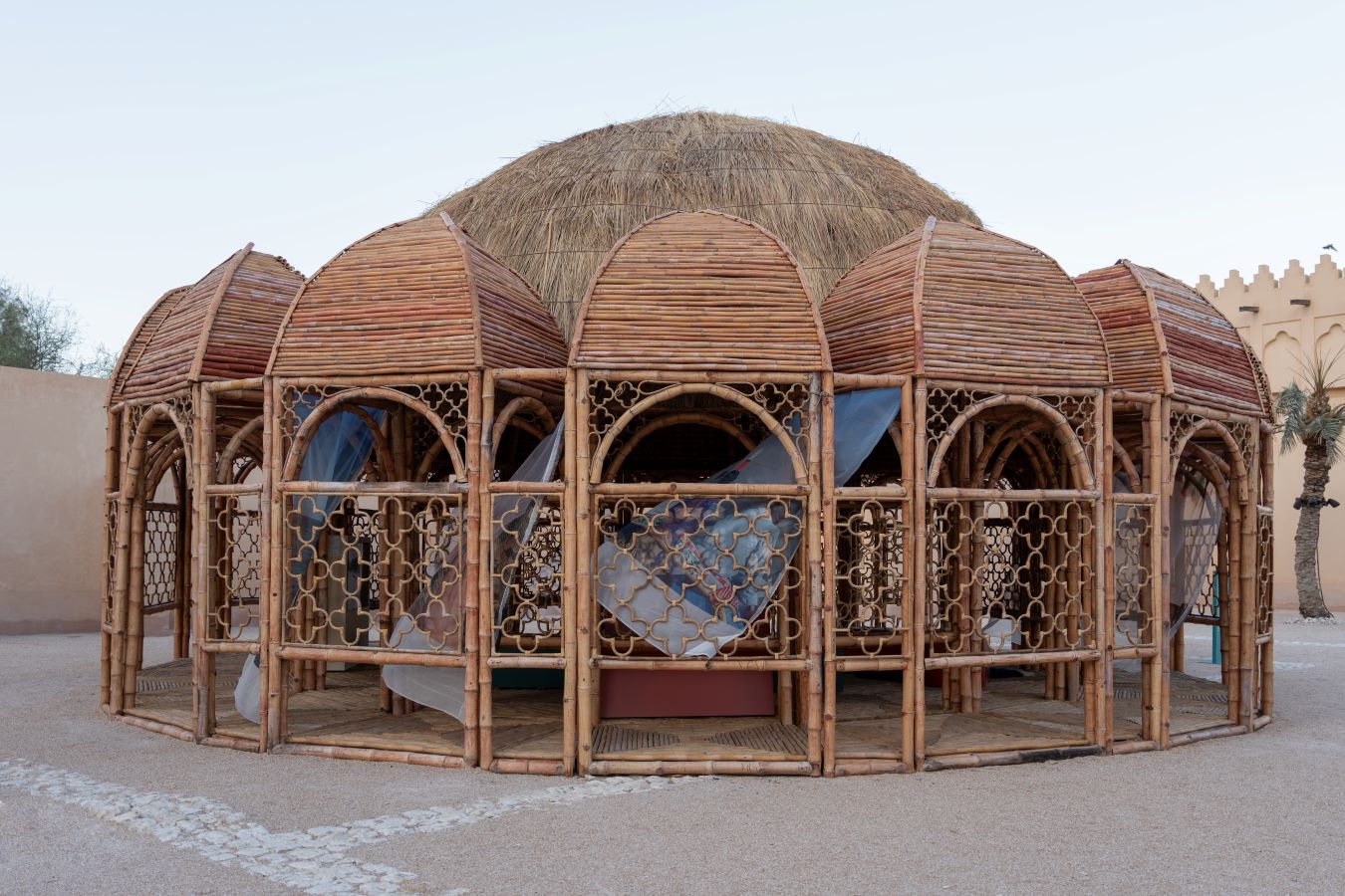 Yasmeen Lari's ‘Community Center’ Doha, 2024. (Coutesy of Qatar Museums)