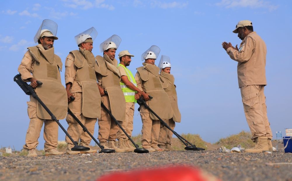 KSrelief has extended by one year its contract for the Masam Project to clear mines in Yemen. (X/@Masam_ENG)