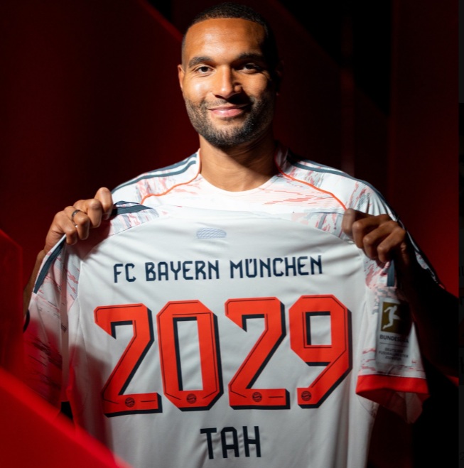 Bayern Munich have signed German international defender Jonathan Tah on a free transfer from Bayer Leverkusen, the Bundesliga champions announced on Thursday. (X/@FCBayernEN)