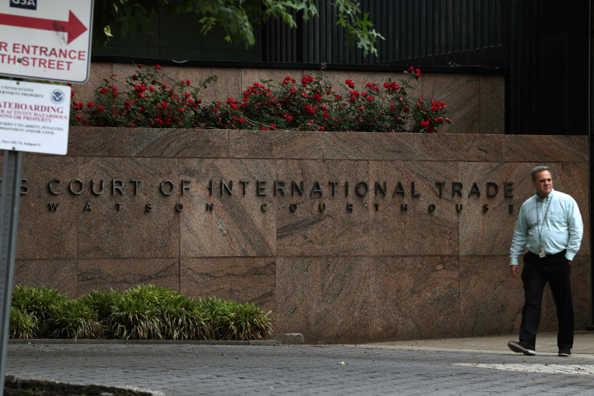 A view of the US Court of International Trade, Watson Courthouse in lower Manhattan in New York City, which ruled in an opinion on Thursday that Trump exceeded his authority by imposing retaliatory tariffs worldwide. (Getty Images via AFP)