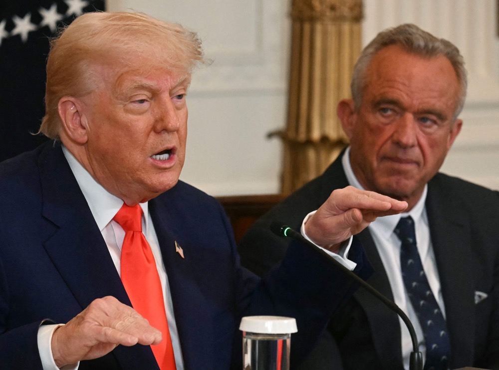 Asked about the report’s problems, White House press secretary Karoline Leavitt said the report will be updated. (AFP)